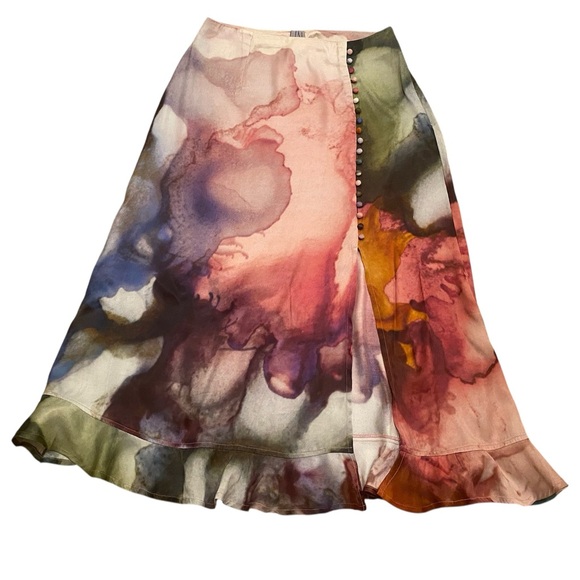 Anthropologie Bl-nk Tie-Dye Maxi Skirt Women’s M - Picture 4 of 13